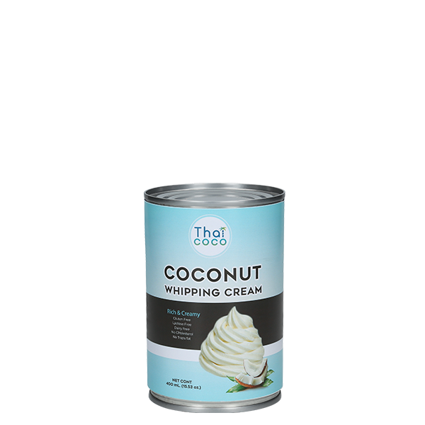 Canned whipping coconut cream 400 ml.